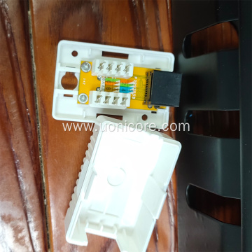 unshielded CAT6 single port surface mount box